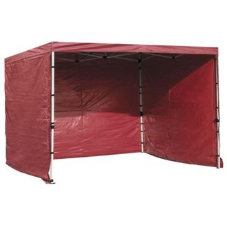 Regalos Miguel Regalos Miguel - Packs Laterales Carpas Plegables - Pack 3 Laterales Lisos Para Carpas 2x2 Eco - Rojo