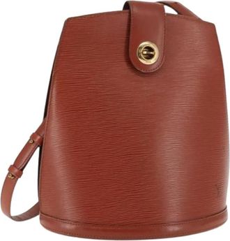 Louis Vuitton Pre-owned Vintage Cross Body Bag - Dames - Vintage Schoudertas - Bruin - ONE Size - Leer - Vintage