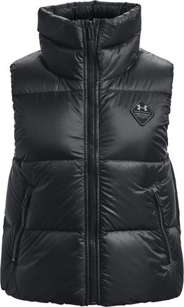 Under Armour Womens Ua CGI Down Vest Outerwear, Black, M
