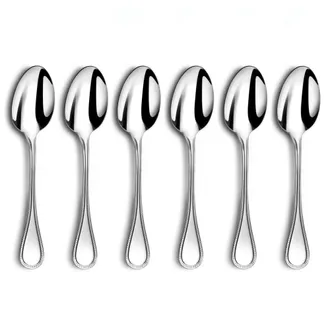 Bloomingdale's Juego de 6 cucharas de mesa acero inoxydable acero