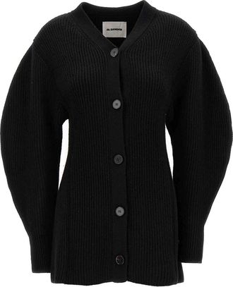 Jil Sander Ribbed Cardigan