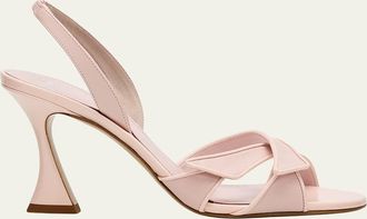 Alexandre Birman 60mm Tita Cross Leather Sandals