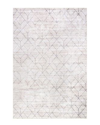 nuLOOM Grier SplashGuard Diamond Machine Washable Polyester Rug