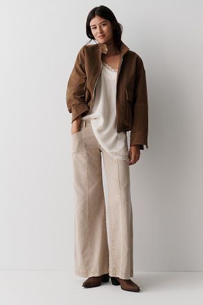 Apparis Kate Sans Suede Bomber Jacket