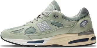 New Balance 991 V2 Made In UK - unisex - Hardloopschoenen - Groen - 44 EU - Leer - Fitness