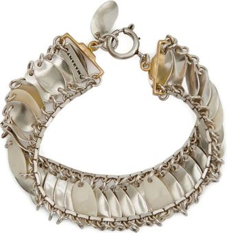 Isabel Marant Ailys armband met logodetail - Zilver