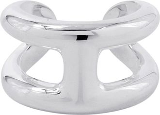 Herm&egrave;s Silver 925 Band Ring (Pre-Owned)