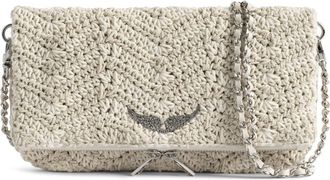 Zadig&Voltaire Rock Macram&eacute; Crossbody Bag in Flash at Nordstrom