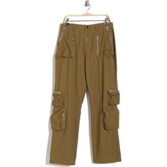 mnml Ultra Baggy Tactical Cargo Pants in Olive at Nordstrom Rack, Size 30
