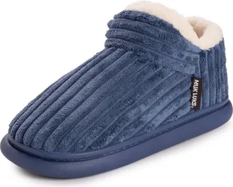 Muk Luks Aveline Bootie Slipper in Blue at Nordstrom, Size Medium