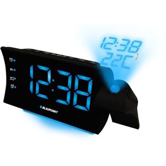 Blaupunkt CRP81USB sveglia nera con porta USB e allarme