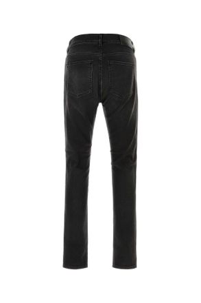 Pantaloni Torino Mens Black Stretch Denim Jeans Mn39 Exterior: Cotton Elastane