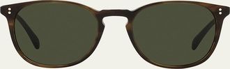 Oliver Peoples Mens Finley Esq. Round Sunglasses