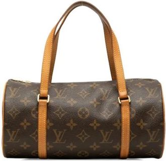 Louis Vuitton Pre-owned Papillon 28 - Dames - Vintage Handtas - Bruin - ONE Size - Vintage