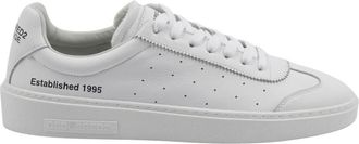 Dsquared2 Rider Sneakers - Heren - Sneakers - Wit - 42 EU - Katoen - Schoenen