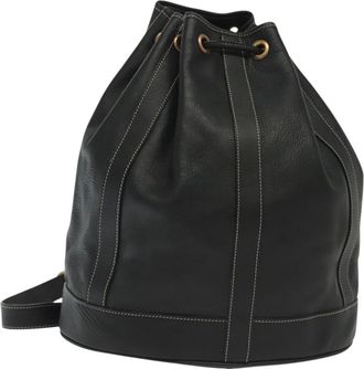 Bally Vintage Shoulder Bag Leather Leather Shoulder Bag Bag (Pre-Owned)