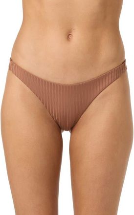 O'Neill Shorebreak Hermosa Rib Bikini Bottoms in Carob Brown at Nordstrom, Size Xx-Large