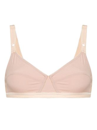 N°21 scalloped-edges bra - Neutrals