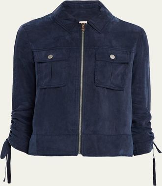 Cinq &agrave; Sept Dale Washed Twill Jacket
