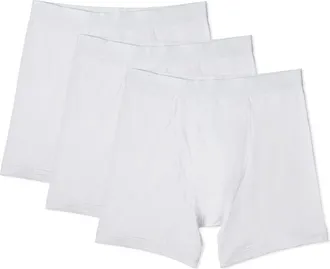 MeMoi Assorted 3-Pack Cool Stretch Cotton Boxer Briefs in White at Nordstrom, Size Xx-Large