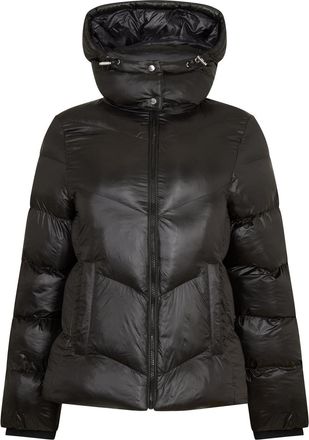 HUGO BOSS Womens Puffer Jacket in Black - Size 6 UK