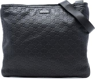 Gucci Pre-owned Gucci Guccissima Crossbody Unisex 201446 213048