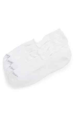 Calvin Klein 2-Pack Performance No-Show Socks in White at Nordstrom Rack