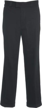 Paolo Pecora Broeken, Heren, Zwart, XS, Katoen, Klassieke Chino Broek Nero Aw 25
