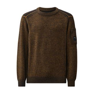 C.P. Company Maglione Girocollo in Lana - - Knitwear - Uomo - Marrone - L