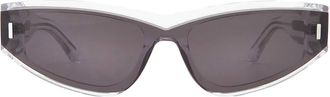 Calvin Klein Grey Irregular Unisex Sunglasses CK24534S 970 54