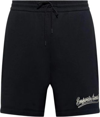 Emporio Armani Sweatshorts - Heren - Korte Broeken - Zwart - M - Korte Broeken