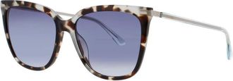 Calvin Klein Ladies Brown Rectangular Sunglasses CKCK22532S444