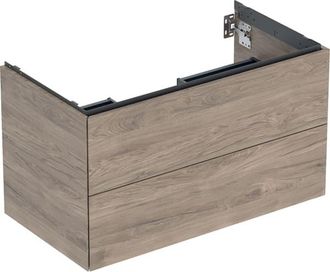 Keramag Geberit One Mueble Bajo Lavabo, 2 Cajones, 88.8x50.4x47cm
