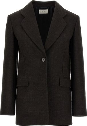 The Row Blazer monopetto - Marrone