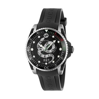 Gucci Duikhorloge - Heren - Horloges - Zwart - ONE Size - Accessoires