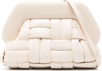 Themoirè Clutch Tia - Bianco