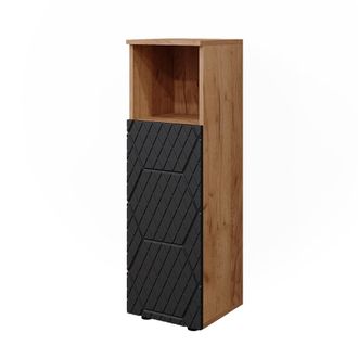 Vicco Mueble Midi Irma, Rayas Antracita, 30 X 95 Cm Vicco