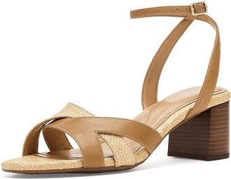Easy Spirit Delicia Womens Dress Sandals Dark Natural : 9.5 W (D), Leather