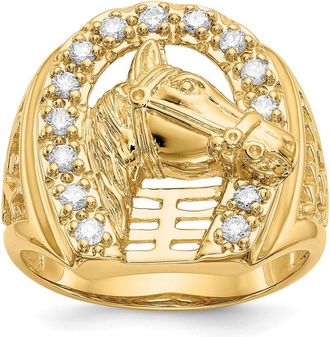 Diamond2Deal 14k Yellow Gold Lab Grown Diamond Wedding Band Ring 1/2Ct Clarity- VS Color- G-H