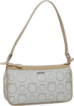 Ferragamo Pre-owned borse di pelle a tracolla - - Pre-owned - Donna - Grigio - ONE SIZE
