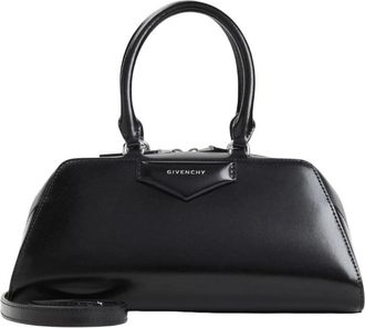 Givenchy Tassen, Dames, Zwart, ONE Size, Leer, Antigona East-West Kleine Tas
