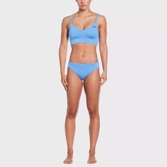 Nike Swim Essential Bikini Set Women Blue Adjustable Strap Beach DSGL1332
