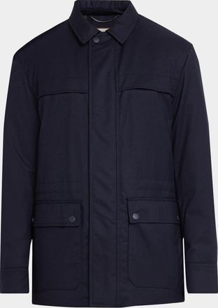 Canali Men & apos;s Brera Four-Pocket Field Jacket