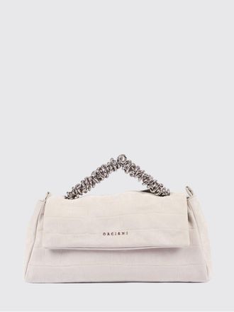 Orciani Borsa Sveva Longuette in pelle scamosciata stampa cocco Orciani