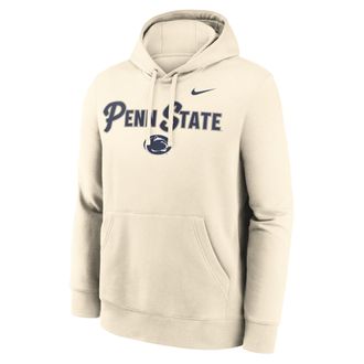 Nike Penn State Primetime Club Nike Mens College Pullover Hoodie in Brown | NKDK15APSN-TTC