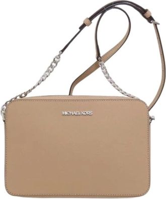 Michael Kors Pre-owned Cross Body Bags, female, Beige, Size: ONE SIZE Pre-owned Shoulder Bag