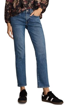 Lucky Brand Sweet Mid Rise Crop Straight Leg Jeans in Brighter Days Wash at Nordstrom, Size 27