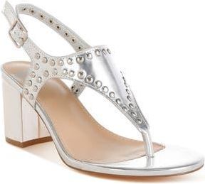 Rag & Co. Chan Studded Sandal in Silver at Nordstrom Rack, Size 9.5