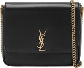 Saint Laurent Kate Crossbody Tas - Dames - Schoudertassen - Zwart - ONE Size - Leer - Tassen