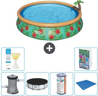 Bestway Piscina Bestway Fast Set Redonda - 457x84 Cm - 7-piezas S341